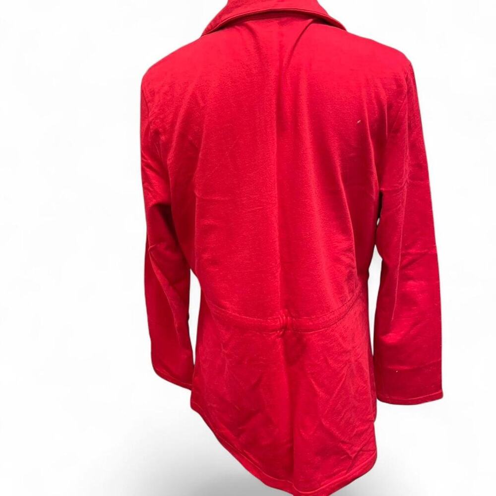 Red zip up jacket - Picture 3 of 4